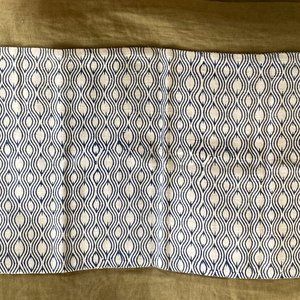 West Elm Blockprint Pillow Cover, Wave